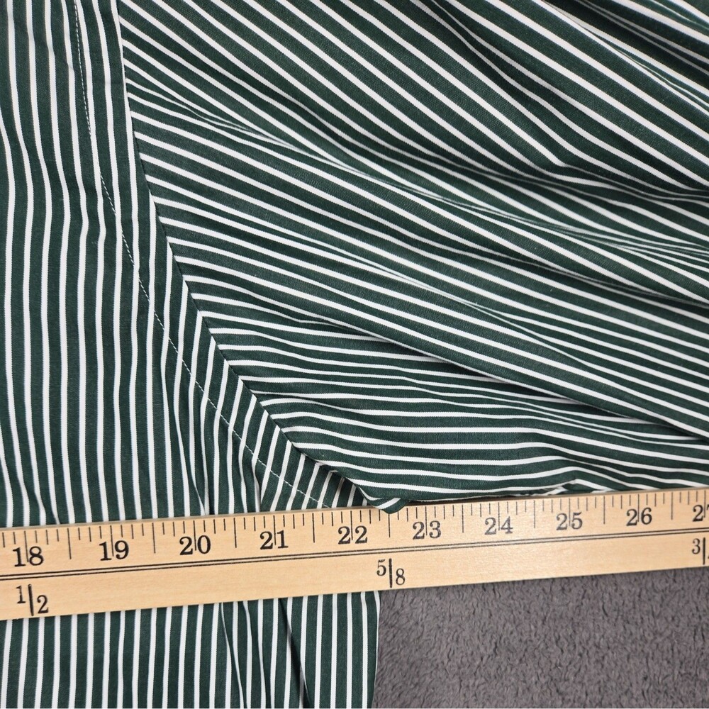 Polo Ralph Lauren Men's Shirt L 17 Striped White Green Classic Fit Red Pony - Picture 6 of 11